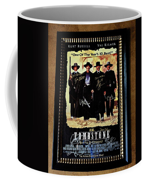 Tombstone Coffee Mug featuring the photograph Tombstone by Barbara Zahno
