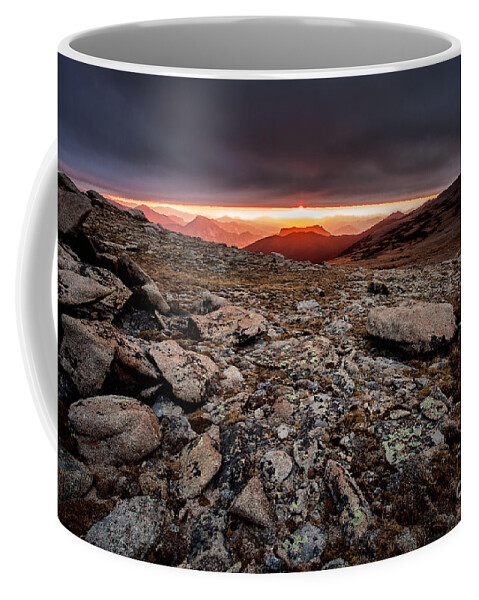 Nature Coffee Mug featuring the photograph Tombstone Sunrise by Steven Reed