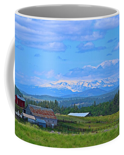 Mt Adams Coffee Mug featuring the photograph Topless by Lynn Hopwood