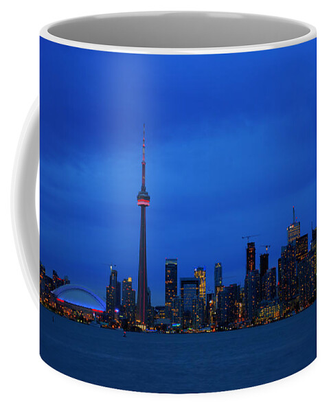 Nina Stavlund Coffee Mug featuring the photograph Toronto Blues... by Nina Stavlund