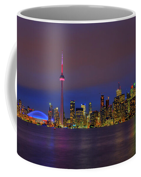 Nina Stavlund Coffee Mug featuring the photograph Toronto by Night... by Nina Stavlund