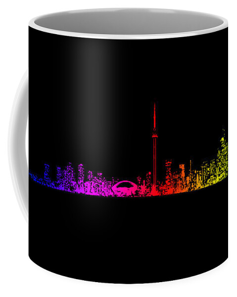 Toronto Coffee Mug featuring the photograph Toronto Rainbow by Brian Carson