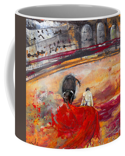 Animals Coffee Mug featuring the painting Toroscape 56 by Miki De Goodaboom