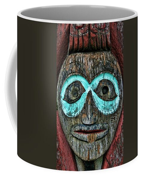 Totem Pole Coffee Mug featuring the photograph Totem by Heather Applegate