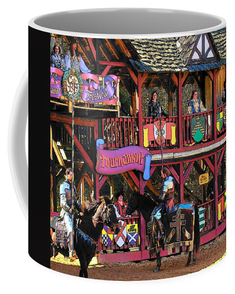 Fine Art Coffee Mug featuring the photograph Tournament by Rodney Lee Williams