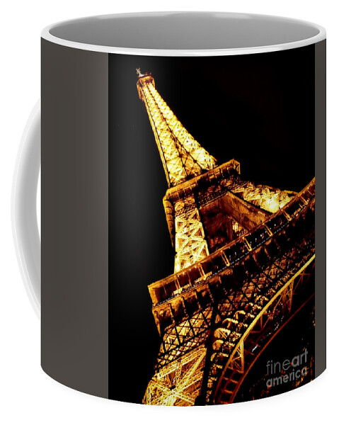 Eiffel Tower Coffee Mug featuring the photograph Towering by Heather Applegate