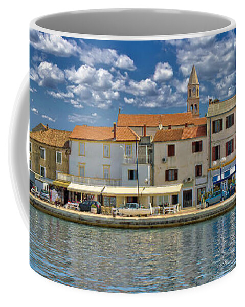 Croatia Coffee Mug featuring the photograph Town of Biograd na moru waterfront by Brch Photography