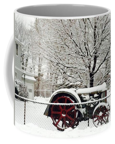 Tractor Coffee Mug featuring the photograph Tractor by Michael Krek