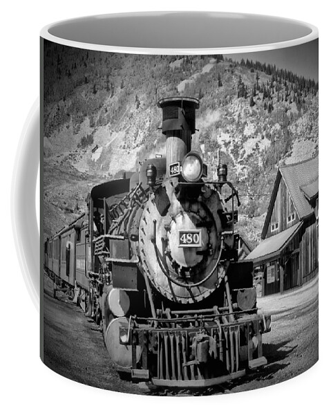 Home Coffee Mug featuring the photograph Train 480 by Richard Gehlbach