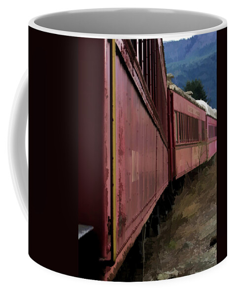 Train Coffee Mug featuring the photograph Train by Ron Roberts