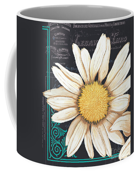 Daisy Coffee Mug featuring the painting Tranquil Daisy 2 by Debbie DeWitt