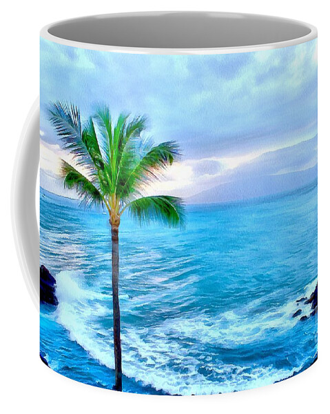 Beach Coffee Mug featuring the photograph Tranquil Escape by Krissy Katsimbras