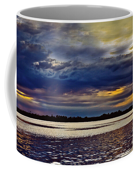 Landscape Coffee Mug featuring the photograph Tranquil Sunset by Gwen Gibson