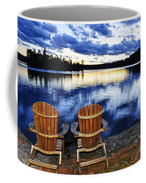 Lake Coffee Mug featuring the photograph Tranquility by Elena Elisseeva