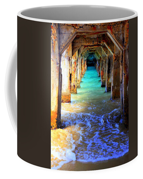 Beach Coffee Mug featuring the photograph Tranquility by Karen Wiles