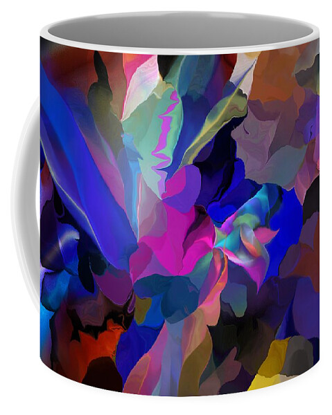 Fine Art Coffee Mug featuring the digital art Transcendental Altered States by David Lane