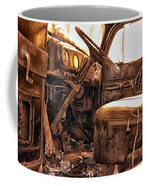 Abandoned Coffee Mug featuring the photograph Trashed. by Cindy Archbell