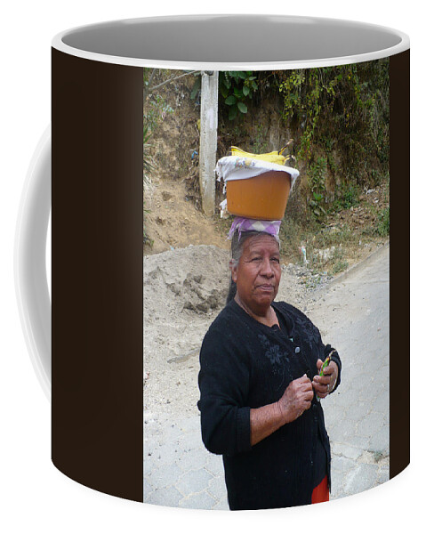 Lady Coffee Mug featuring the photograph Treasure of God in Guatemala by Nicki Bennett