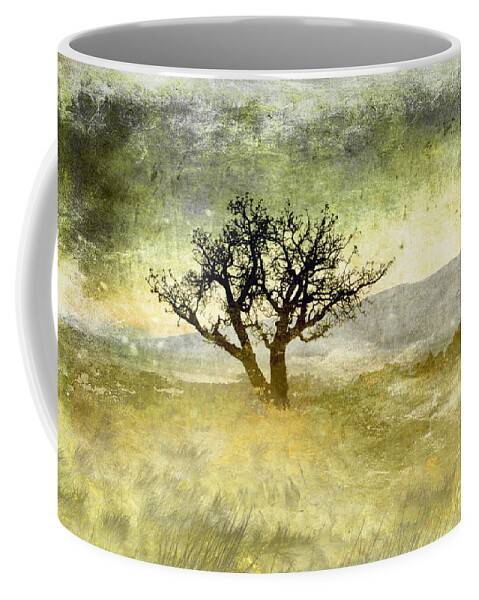 Trees Coffee Mug featuring the photograph Tree at Dusk in Waikoloa 3 by Ellen Cotton