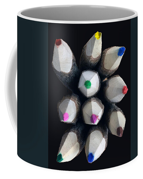 Abstract Coffee Mug featuring the photograph The Pointy Ends by Rick Locke - Out of the Corner of My Eye