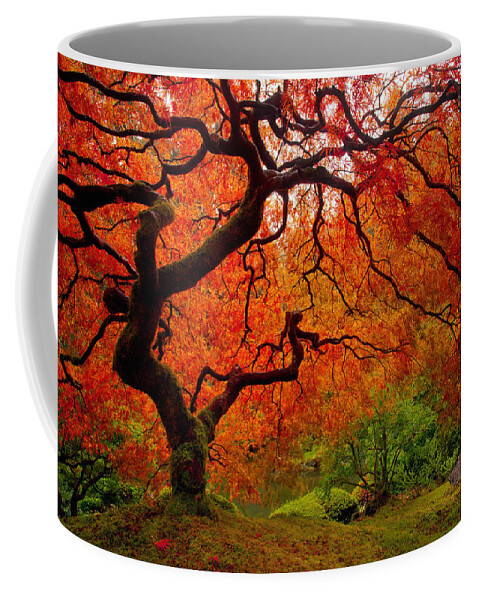 Portland Coffee Mug featuring the photograph Tree Fire by Darren White