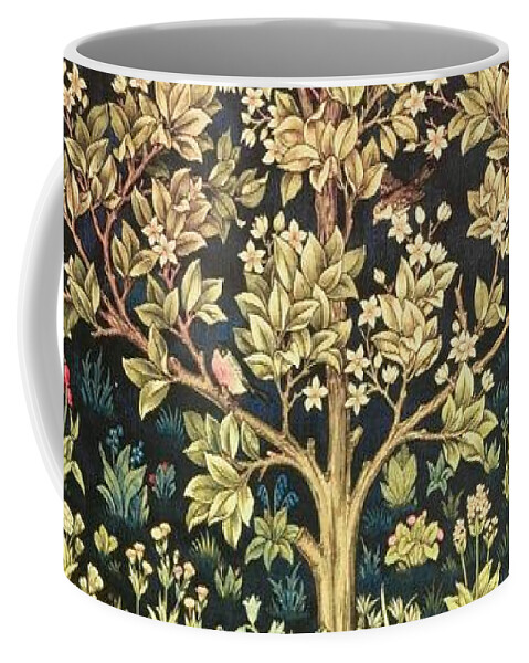 William Morris Coffee Mug featuring the painting Tree Of Life by William Morris