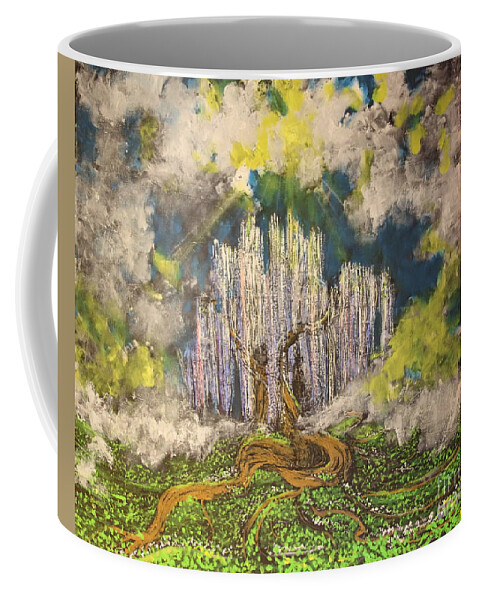Impressionism Coffee Mug featuring the painting Tree Of Souls by Stefan Duncan