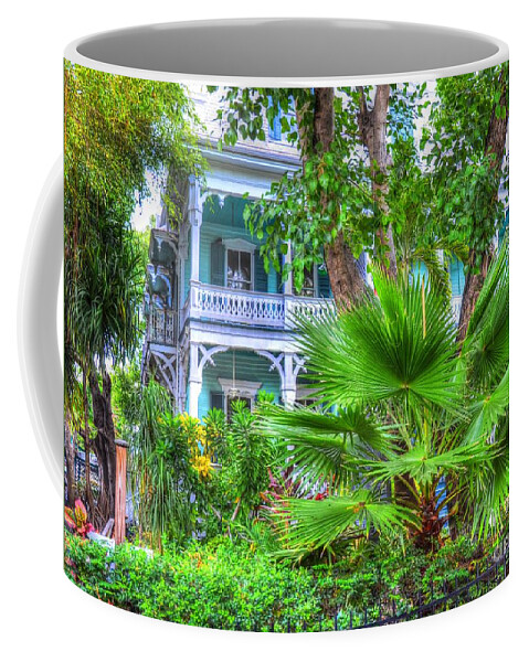 House Coffee Mug featuring the photograph Tropical House by Debbi Granruth