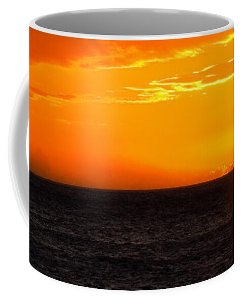 Hawaii Coffee Mug featuring the photograph Tropical Sunset by Lars Lentz