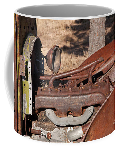 Afternoon Coffee Mug featuring the photograph Truck Engine by Fred Stearns
