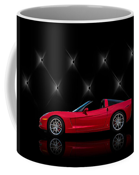 Corvette Coffee Mug featuring the digital art Tuff Enough by Douglas Pittman