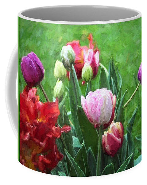 Floral Coffee Mug featuring the photograph Tulip 54 by Pamela Cooper