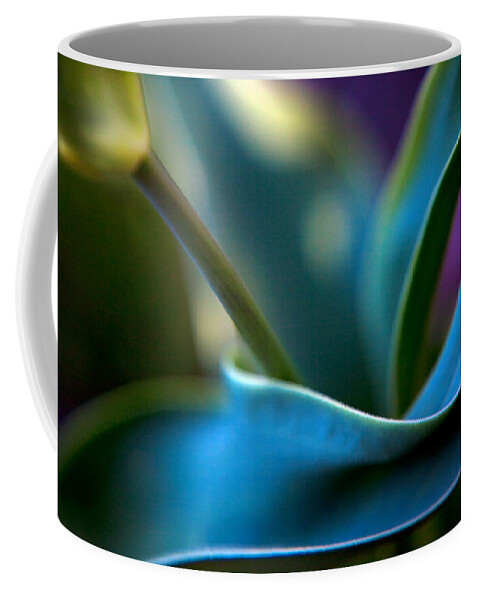 Modern Coffee Mug featuring the photograph Tulip Unexpected by Theresa Tahara