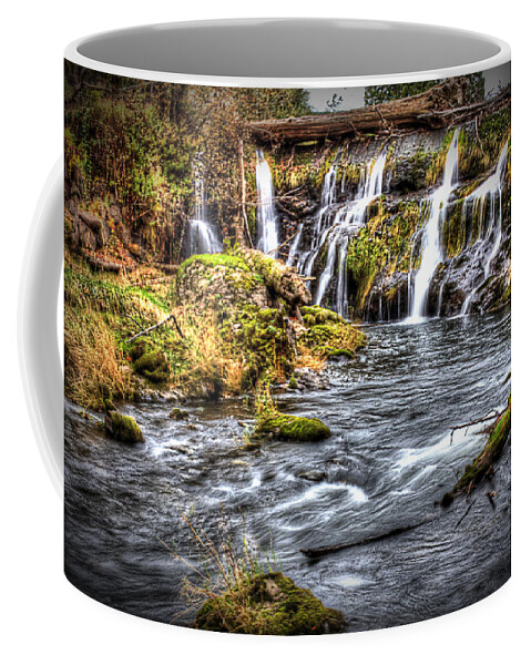 Tumwater Coffee Mug featuring the photograph Tumwater Falls by Barry Jones