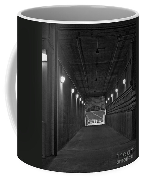 Green Bay Coffee Mug featuring the photograph Tunnel of Heroes 2 by Tommy Anderson