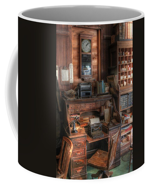 Old Coffee Mug featuring the photograph Turning Back the Hands of Time by J Laughlin