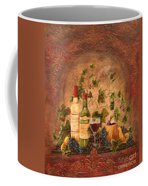 Tuscan Coffee Mug featuring the painting Tusacn Treasures by Jean Plout