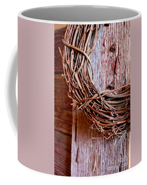 Red Coffee Mug featuring the photograph Twigs by Susan Herber