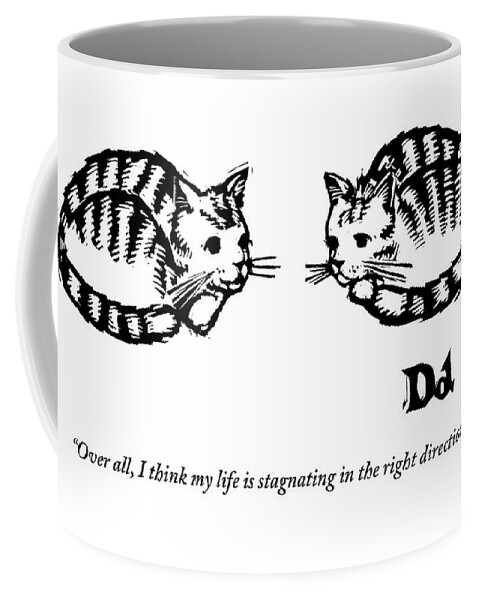 Two Cats Are Sitting Next To Each Other Coffee Mug