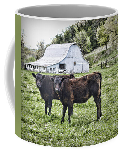 Cow Coffee Mug featuring the photograph Two of a Kind by Cricket Hackmann