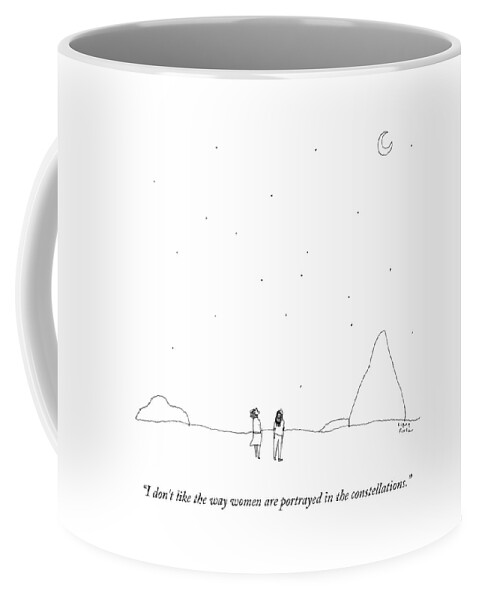 Two People Look At The Stars Coffee Mug