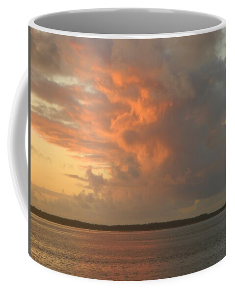 Sunset Coffee Mug featuring the photograph Two Sided Clouds by Gallery Of Hope 