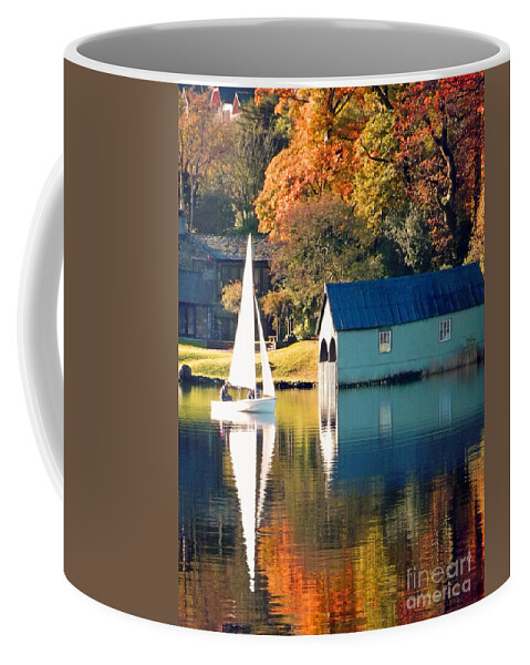 The Lake District Coffee Mug featuring the photograph Ullswater by Linsey Williams