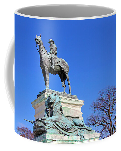 Ulysses Grant Coffee Mug featuring the photograph Ulysses S. Grant Memorial At The United States Capitol by Cora Wandel