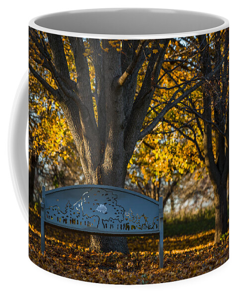 Fall Coffee Mug featuring the photograph Under The Tree by Sebastian Musial
