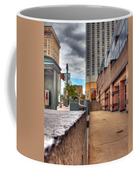 Tim Buisman Coffee Mug featuring the photograph Unique City View by Tim Buisman