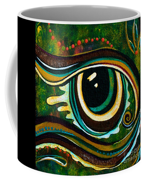 Third Eye Painting Coffee Mug featuring the painting Unique Spirit Eye by Deborha Kerr