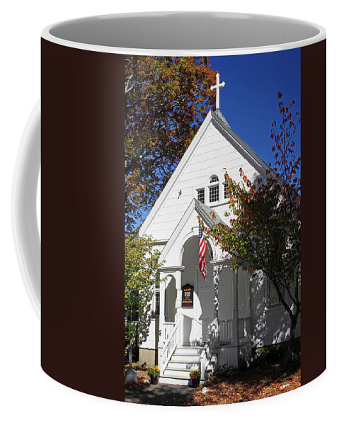 Church Coffee Mug featuring the photograph United Methodist Parish House by Juergen Roth