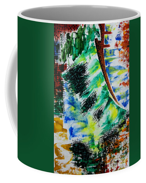 Art Coffee Mug featuring the painting Different mode by Tamal Sen Sharma