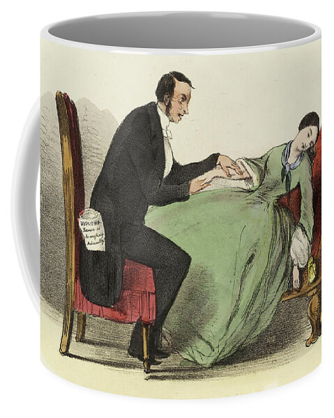 History Coffee Mug featuring the photograph Unscrupulous Hypnotist, 19th Century by Wellcome Images